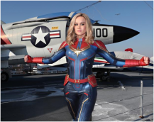 Carol Danvers BLASTS into NYC for her Debut