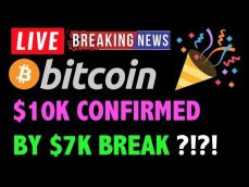 Bitcoin 7K HAS CONFIRMED RUN TO 10K! LIVE Crypto Trading Analysis & BTC Cryptocurrency Price News