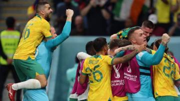 World Cup 2022: Australia 1-0 Denmark - Mathew Leckie sends Socceroos to knockouts for first time since 2006
