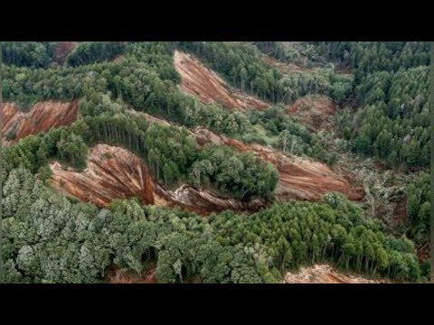 怵目惊心 日本北海道6 .7级地震山崩地陷9人罹难数百伤