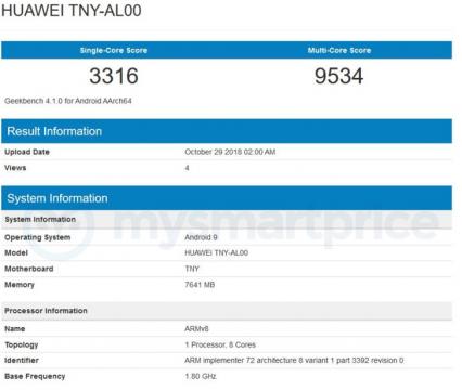 荣耀Magic 2现身Geekbench：媲美华为Mate 20 Pro