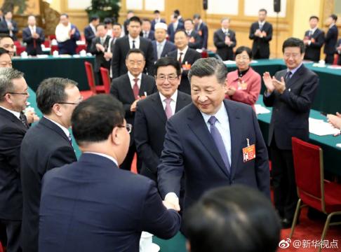 习近平参加甘肃代表团审议