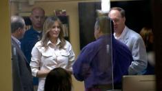 First lady makes unannounced visit to Texas to see migrant children