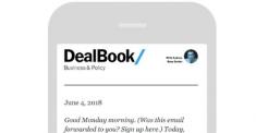 Subscribe to Our DealBook Newsletter