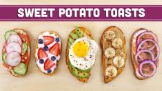 Healthy Sweet Potato Toast (Vegan Options) Mind Over Munch