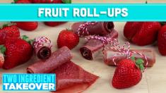 Homemade Fruit Leather (Healthy Fruit Roll Ups) 2 Ingredient Takeover Mind Over Munch