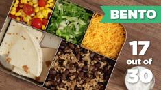 Bento Box Healthy Lunch 1730 (Vegetarian SPECIAL TACO THEME!) Mind Over Munch