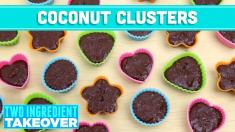 2 Ingredient Coconut Clusters Recipe! Mind Over Munch