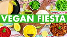 Vegan Mexican Fiesta! Healthy Cheese, Sour Cream, Tortillas Jackfruit Recipes! Mind Over Munch!