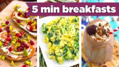 5 Minute Breakfasts for Winter! Easy Healthy Recipes! Mind Over Munch