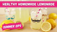Healthy Homemade Lemonade! Summer Sips In Sixty Seconds Mind Over Munch