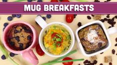 Microwave Mug Breakfasts! Healthy Back To School Ideas! Mind Over Munch