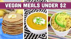 Breakfast Lunch and Dinner Under 2! Easy Vegan Recipes Mind Over Munch