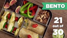 Bento Box Healthy Lunch 2130 (Vegetarian) Mind Over Munch