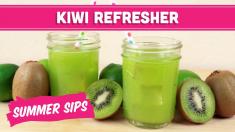 Kiwi Refresher Juice! Summer Sips In Sixty Seconds Mind Over Munch