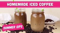 Homemade Iced Coffee! Summer Sips In Sixty Seconds Mind Over Munch