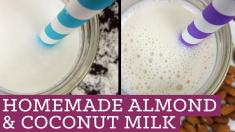 Homemade Almond and Coconut Milk Mind Over Munch Episode 24