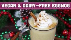 Vegan and Dairy Free Eggnog! Healthy Christmas Recipes Mind Over Munch