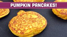 Healthy Pumpkin Pancakes SPECIAL Halloween Episode! Mind Over Munch