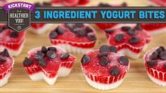 3 Ingredient Frozen Yogurt Bites Mind Over Munch Kickstart 2016