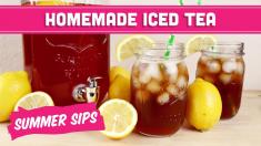 Homemade Iced Tea! Summer Sips in Sixty Seconds Mind Over Munch