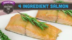 4 Ingredient Salmon Easy Meal Recipe! Mind Over Munch Kickstart 2016