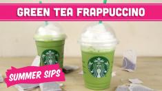 Healthy Green Tea Frappuccino (Starbucks DIY)! Summer Sips In Sixty Seconds Mind Over Munch