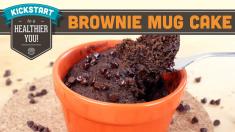 Brownie Mug Cake One Minute Microwave Healthy Recipe Gluten Free Mind Over Munch Kickstart Series