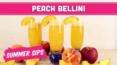 Virgin Peach Bellini! Summer Sips In Sixty Seconds Mind Over Munch