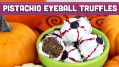 Pistachio Eyeball Truffles! Halloween Special Recipe! Mind Over Munch