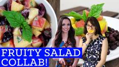 Fruity Salads! Collaboration with Nics Nutrition! Easy Healthy QUICK Fruit Salad Recipes