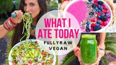 WHAT I ATE TODAY | FullyRaw Vegan Style