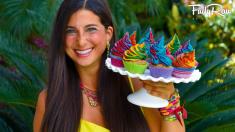 FullyRaw Vegan Rainbow Unicorn Cupcakes for my Birthday!