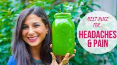 Best Juicing Recipe for Headaches & Pain! Powerful Detox Juice!