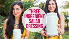 3Ingredient Dressing for Easy Weekly Meal Prep | FullyRaw Vegan