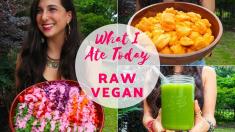 WHAT I ATE TODAY | Raw Vegan 12 Years