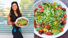 High Protein Veggie Salad! FullyRaw Vegan Recipe!