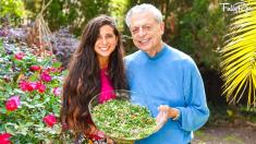 Raw Vegan Tabbouleh with My Grandfather! Lebanese Style!