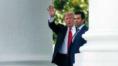 Trump denies knowing about son's meeting with Russians, despite Cohen's claim
