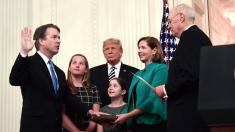Trump apologizes 'on behalf of the nation' to Kavanaugh during swearing-in