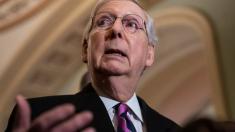 McConnell: Enough Senate votes to reject Trump's wall move