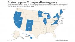 The Wall Street Journal: California leads 16 U.S. states in lawsuit against Trump’s wall-emergency declaration