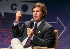 Key Words: Tucker Carlson unapologetic after using c-word, hurling other insults at women in interview he shrugs off as ‘naughty’