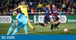 El Barcelona empata 4-4 ante el Villarreal en el descuento