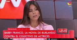 Barby Franco se despachó contra Griselda Siciliani y el Colectivo Actrices Argentinas