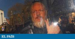 El Reino Unido detiene a Assange tras recibir una orden de extradición de EE UU