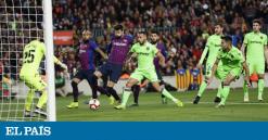 El Barcelona gana la Liga con un tanto de Messi