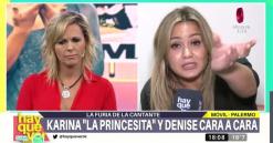 Karina La Princesita explotó al aire contra Denise Dumas: "Sos una maleducada"