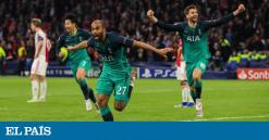 El Tottenham cambia su destino con una remontada ante el Ajax