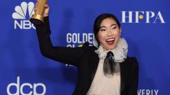Awkwafina makes Globes' history with 'Farewell' acting win